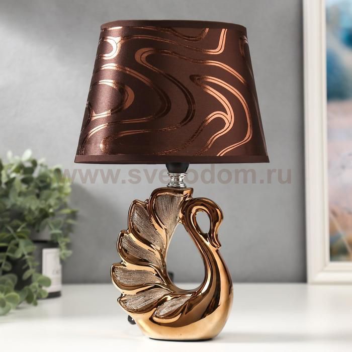 Лампа настольная 16274/1GD Е14 40Вт золото 14х20х31 см