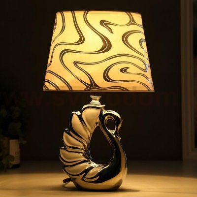 Лампа настольная 16274/1WT+CR Е14 40Вт бело-хромовый 14х20х31 см