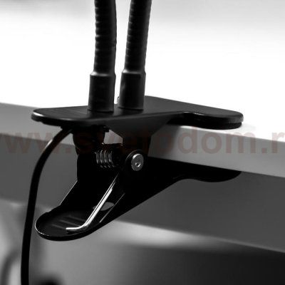 Настольная лампа 16283/1 LED USB черный 11х9х67 см