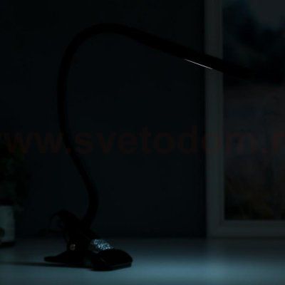 Настольная лампа 16284/1 LED 7Вт USB черный 11х7,5х43 см