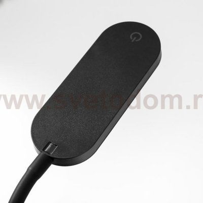 Настольная лампа 16284/1 LED 7Вт USB черный 11х7,5х43 см