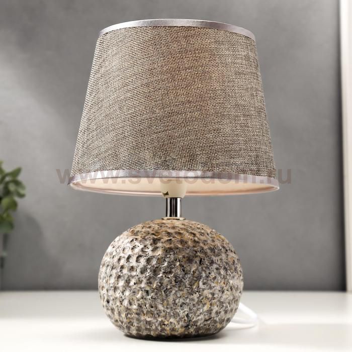 Лампа настольная 16293/1GR E14 40Вт серый 20х20х28,5 см