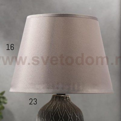 Лампа настольная 16298/1GR E14 40Вт серый 23,5х22,5х34,5 см