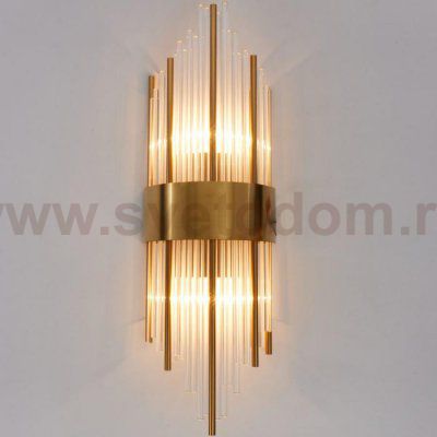 Бра 1168/2GD Е14 40Вт золото 20х60 см