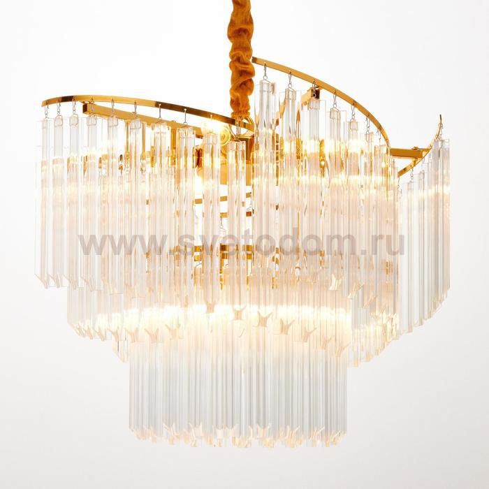 Люстра 1170/8 Е14 40Вт золото 60х60х35 см