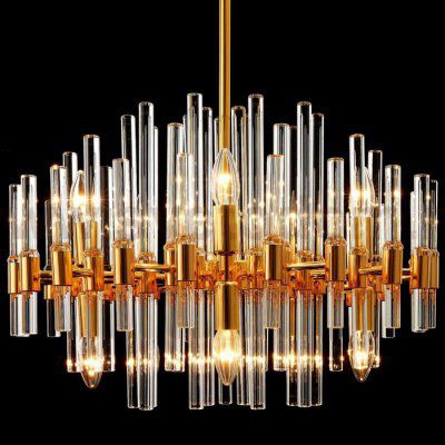 Люстра 1171/10 Е14 40Вт золото 60х60х40 см