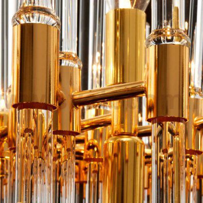 Люстра 1171/10 Е14 40Вт золото 60х60х40 см