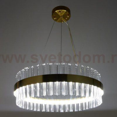 Люстра 1172/1 LED 75Вт золото 60х60х20 см