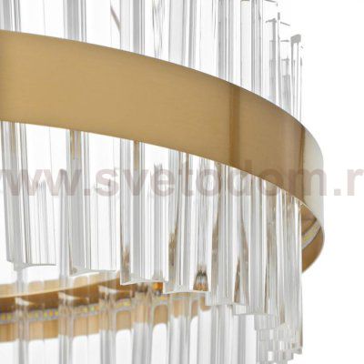 Люстра 1172/1 LED 75Вт золото 60х60х20 см