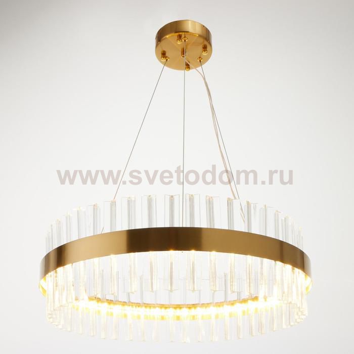 Люстра 1172/1 LED 75Вт золото 60х60х20 см