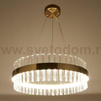 Люстра 1172/1 LED 75Вт золото 60х60х20 см