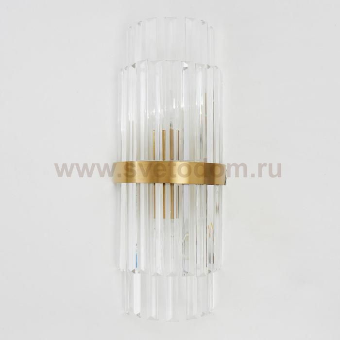 Бра 1177/2GD Е14 40Вт золото 20х50 см