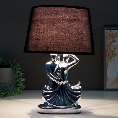 Лампа настольная 16315/1 E14 40Вт хром 15х8х34,5 см