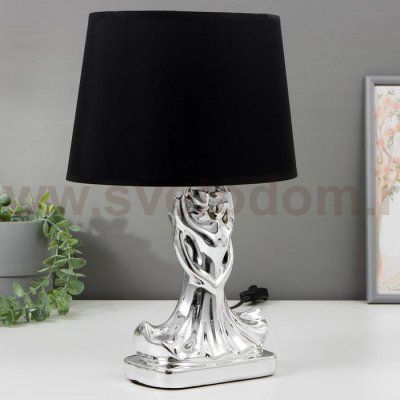 Лампа настольная 16318/1 E14 40Вт хром 14,5х8,5х34,5 см