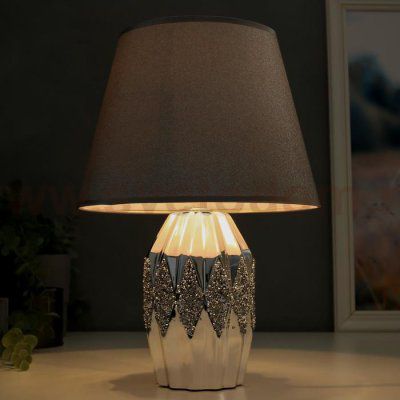 Лампа настольная 16323/1 E14 40Вт хром 12х12х25 см