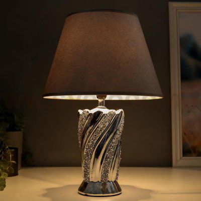 Лампа настольная 16325/1 E14 40Вт хром 11х11х27 см