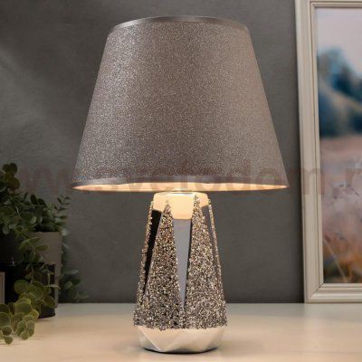 Лампа настольная 16327/1 E14 40Вт хром 10х10х25 см