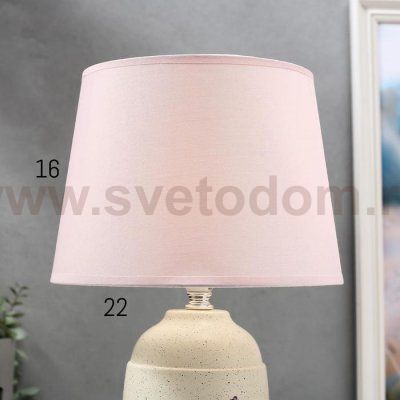 Лампа настольная 16348/1 E14 40Вт белый 22х22х37 см