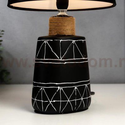 Лампа настольная 16349/1 E14 40Вт черный 22х22х37 см