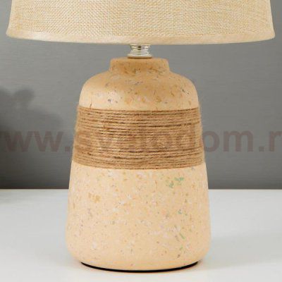 Лампа настольная 16351/1 E14 40Вт бежевый 22х22х37 см