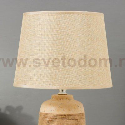 Лампа настольная 16351/1 E14 40Вт бежевый 22х22х37 см