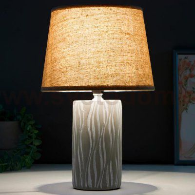 Лампа настольная 16356/1 E14 40Вт серый 22х22х36 см