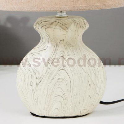 Лампа настольная 16358/1 E14 40Вт бело-серый 22х22х36 см