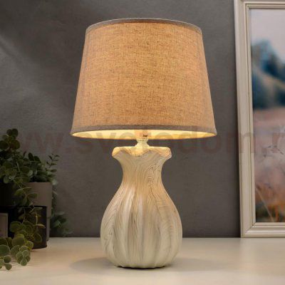 Лампа настольная 16359/1 E14 40Вт белый 22х22х36 см