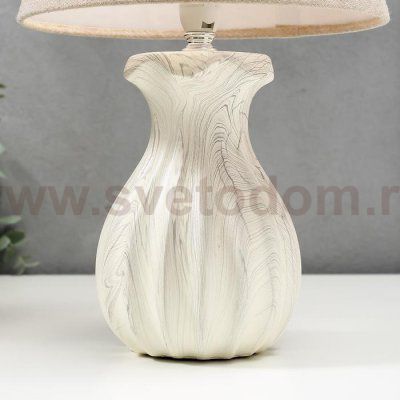 Лампа настольная 16359/1 E14 40Вт белый 22х22х36 см