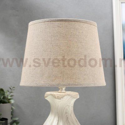 Лампа настольная 16359/1 E14 40Вт белый 22х22х36 см