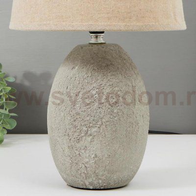 Лампа настольная 16364/1 E14 40Вт серый 22х22х36 см