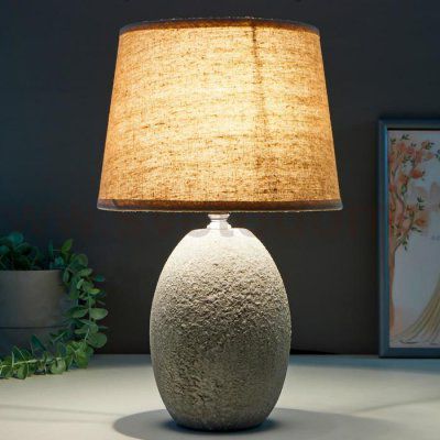Лампа настольная 16364/1 E14 40Вт серый 22х22х36 см