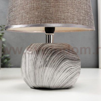 Лампа настольная 16366/1 E14 40Вт серый 22х22х36 см