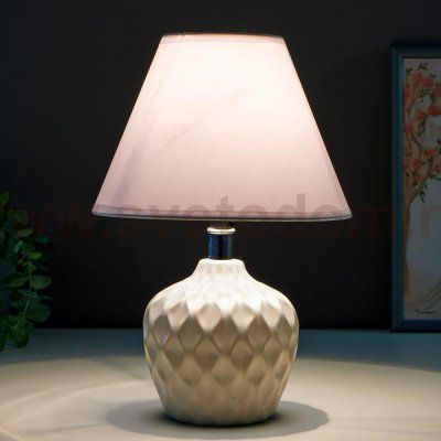 Лампа настольная 16367/1WT E14 40Вт белый 20х20х30 см