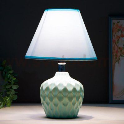 Лампа настольная 16367/1BL E14 40Вт голубой 20х20х30 см