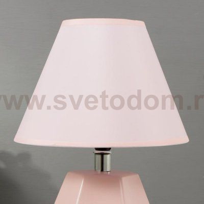 Лампа настольная 16368/1PK E14 40Вт розовый 20х20х30 см