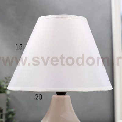 Лампа настольная 16369/1WT E14 40Вт белый 20х20х30 см