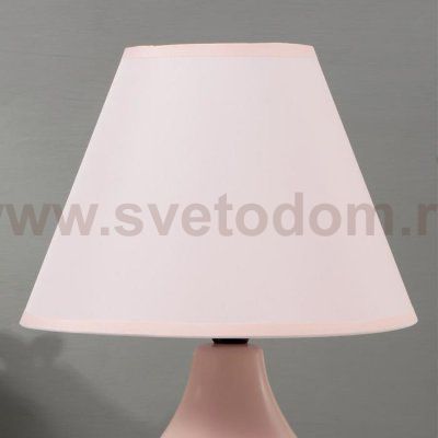 Лампа настольная 16369/1PK E14 40Вт розовый 20х20х30 см