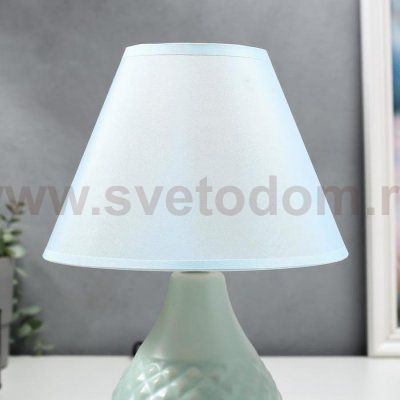 Лампа настольная 16369/1BL E14 40Вт голубой 20х20х30 см