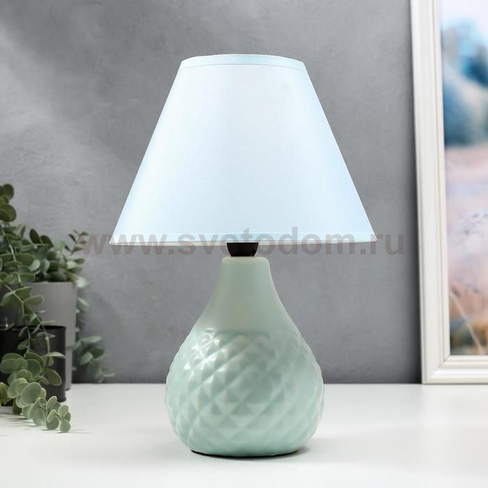 Лампа настольная 16369/1BL E14 40Вт голубой 20х20х30 см