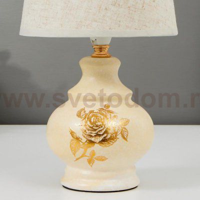 Лампа настольная 16377/1 E14 40Вт белый 17х17х29 см