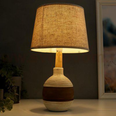 Лампа настольная 16396/1 E14 40Вт белый 22х22х37 см