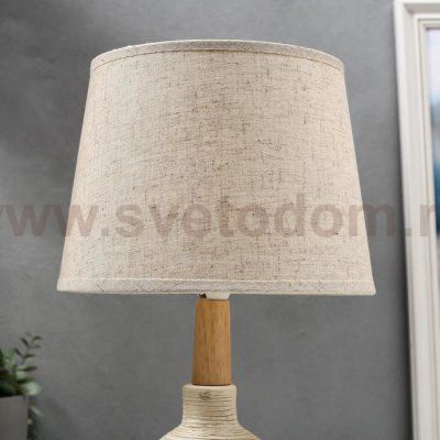 Лампа настольная 16396/1 E14 40Вт белый 22х22х37 см