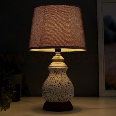 Лампа настольная 16397/1 E14 40Вт серый 22х22х37 см