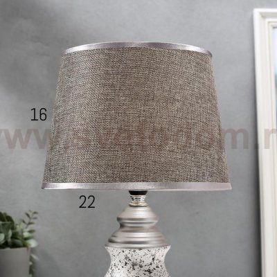 Лампа настольная 16397/1 E14 40Вт серый 22х22х37 см