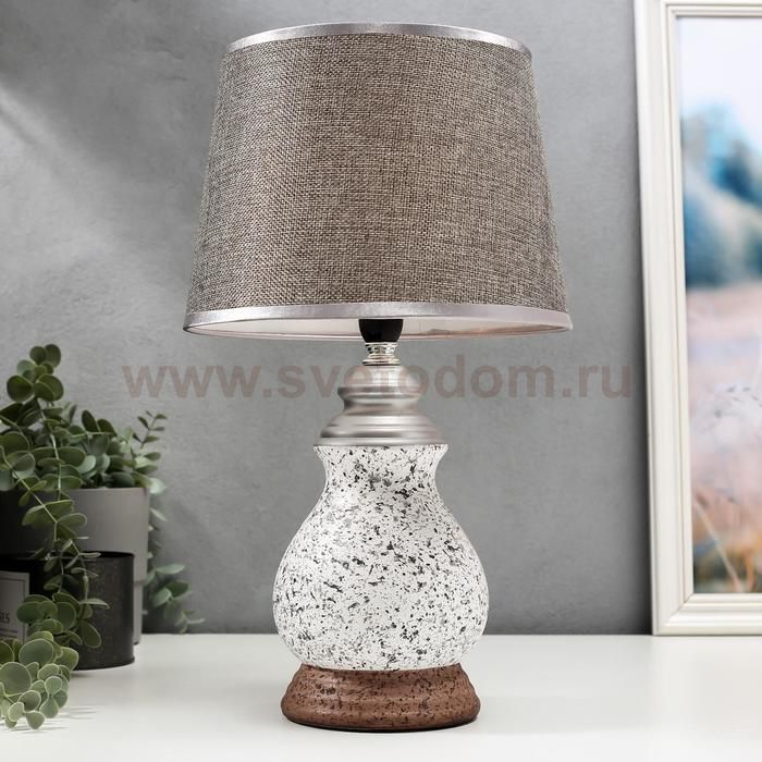 Лампа настольная 16397/1 E14 40Вт серый 22х22х37 см