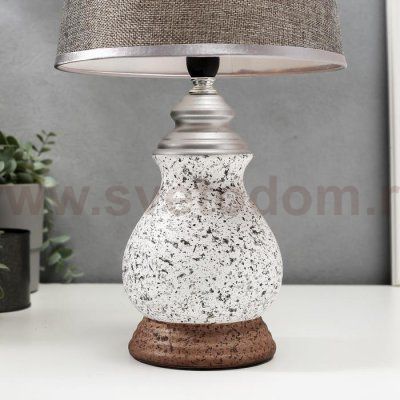 Лампа настольная 16397/1 E14 40Вт серый 22х22х37 см