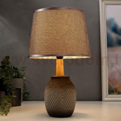 Лампа настольная 16398/1 E14 40Вт серый 30х30х52 см