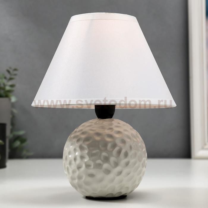 Лампа настольная 16402/1WT E14 40Вт белый 17х17х24 см