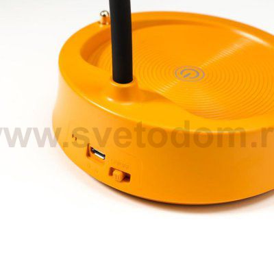 Настольная лампа с диммером 16299/1YL LED 4Вт USB АКБ 3000-6000К желтый 12,3х12,3х37 см